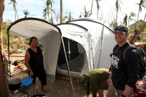 ShelterBox tent in the Philippines 2013