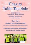 Charity Table Top Sale - Saturday 23/9