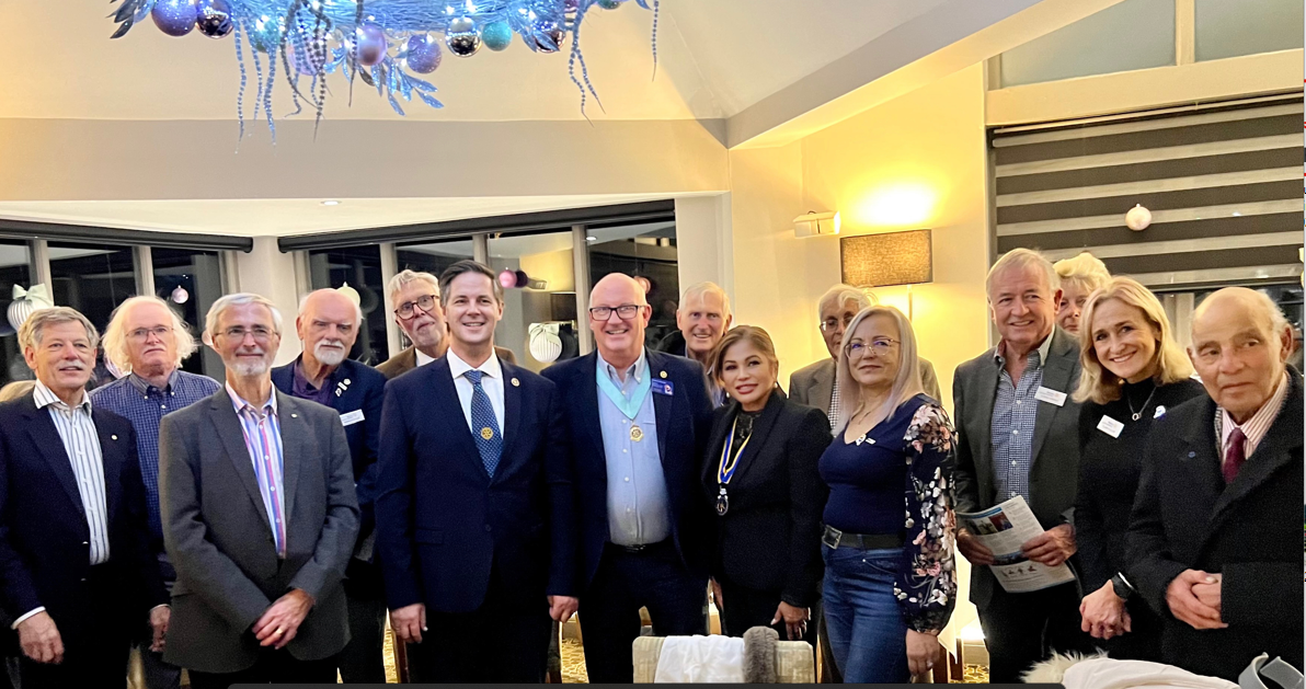Gravesham with Ebbsfleet Rotary Club awarded the prestigious 100% Paul Harris Fellow Club Award! 