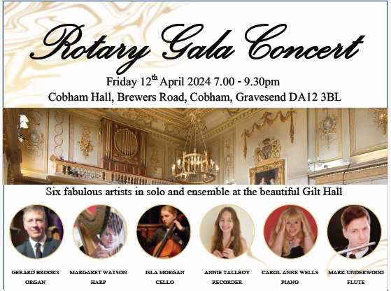 Rotary Gala Concert - Friday 12th April 2024